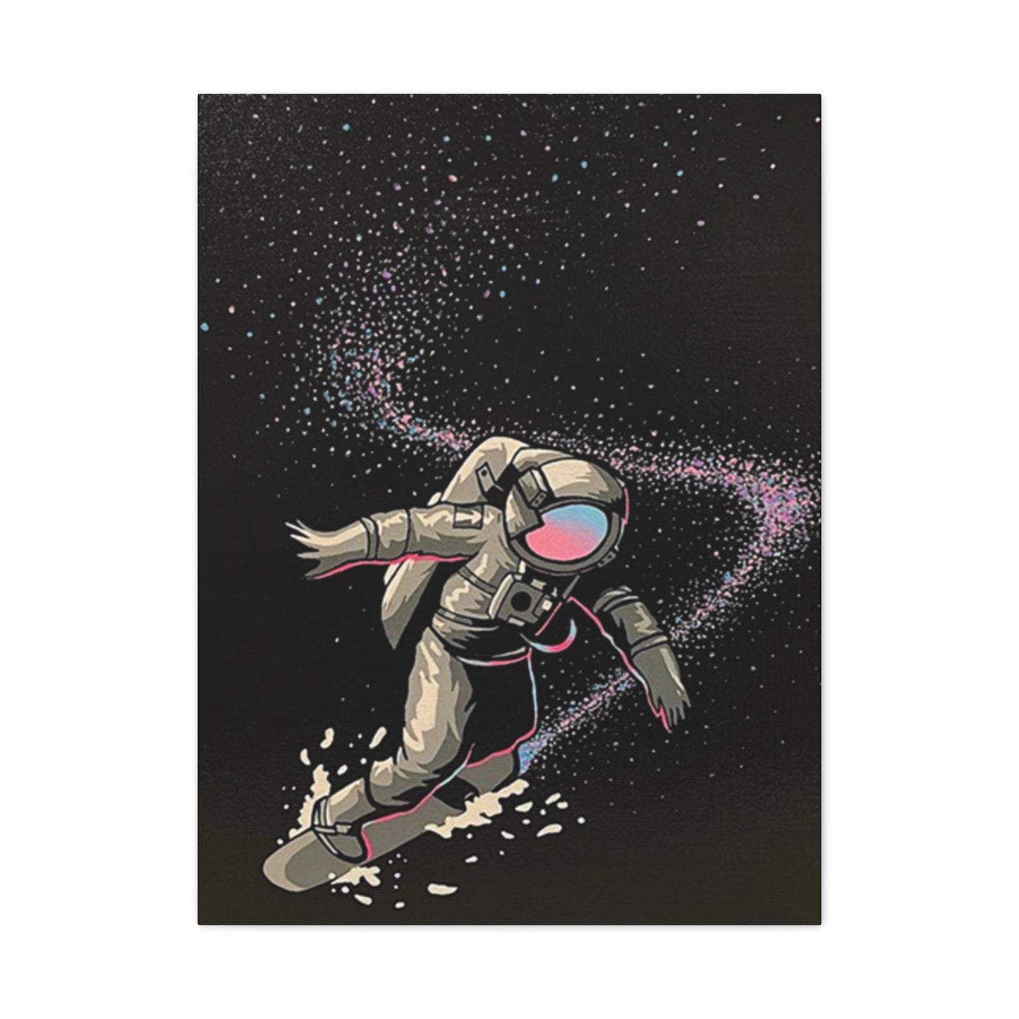 Astronaut Surfing In Space Wall Art & Canvas Prints