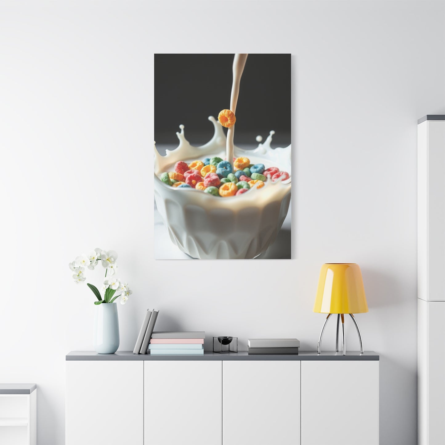 Gastronomic Milk Splendor Art Wall Art & Canvas Print