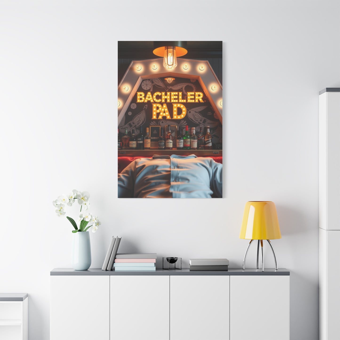 Vision Bachelor Pad Art Art Wall Art & Canvas Print