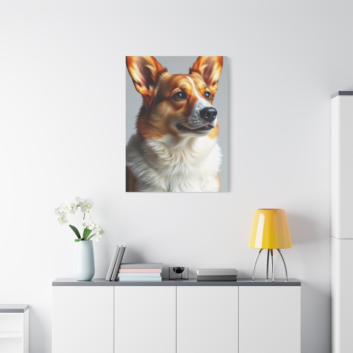 Collection Corgi Dog Art Wall Art & Canvas Print
