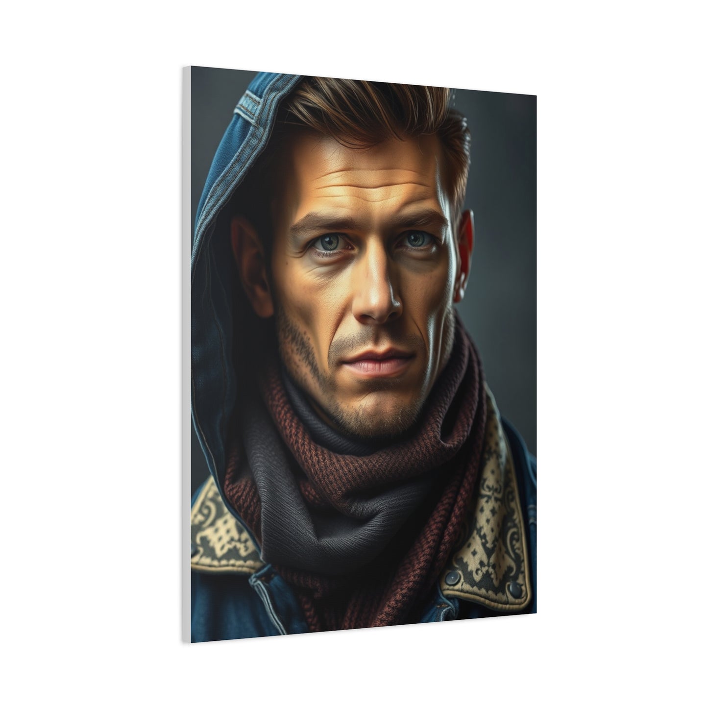 Denim and Leather Art Refined Canvas Wall Art & Canvas Print