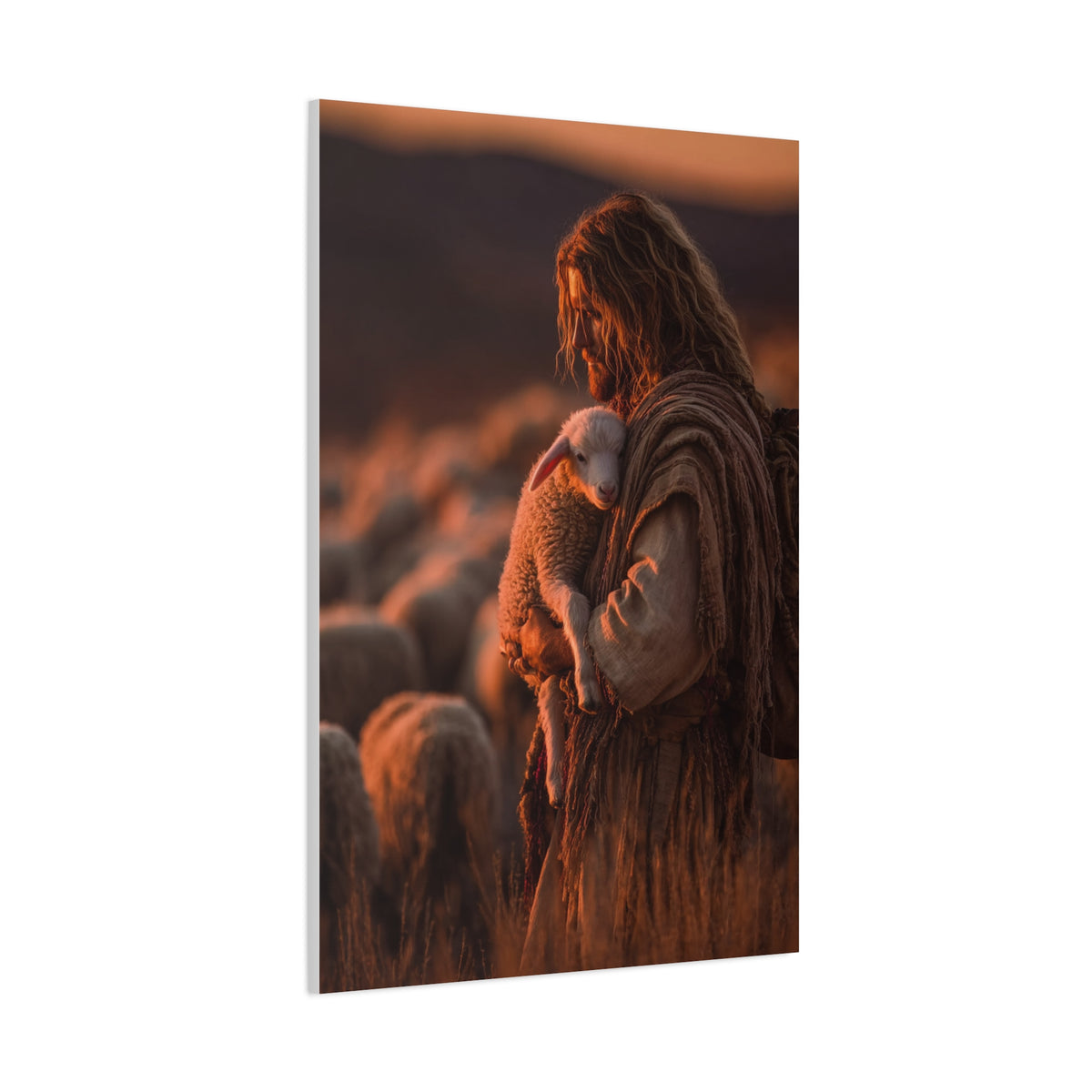 The Good Shepherd Intimate Portrait Wall Art & Canvas Print