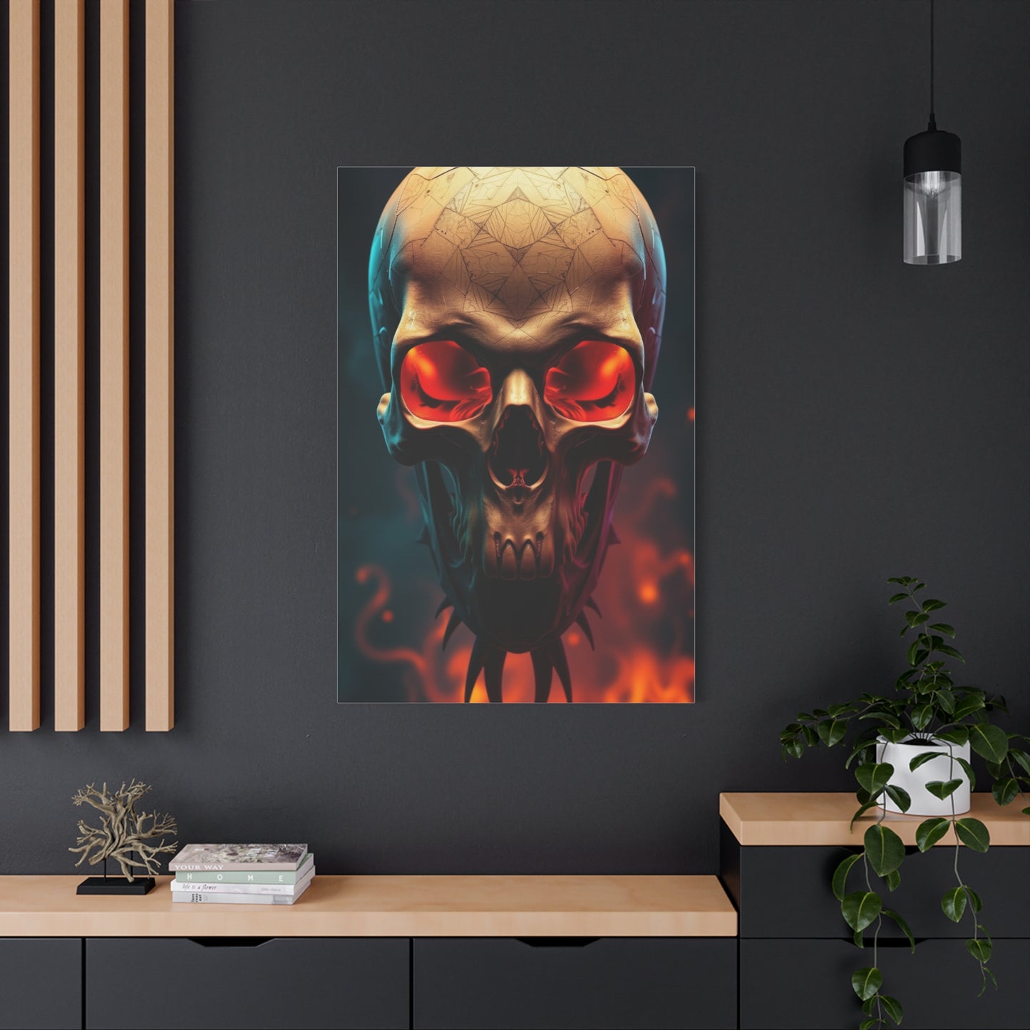 Opulent Skull Aesthetics Wall Art & Canvas Print