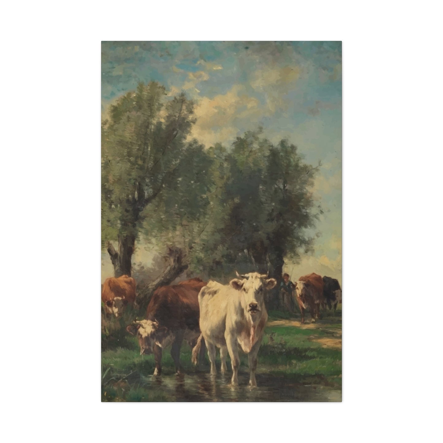 American Cow Wall Art & Canvas Prints