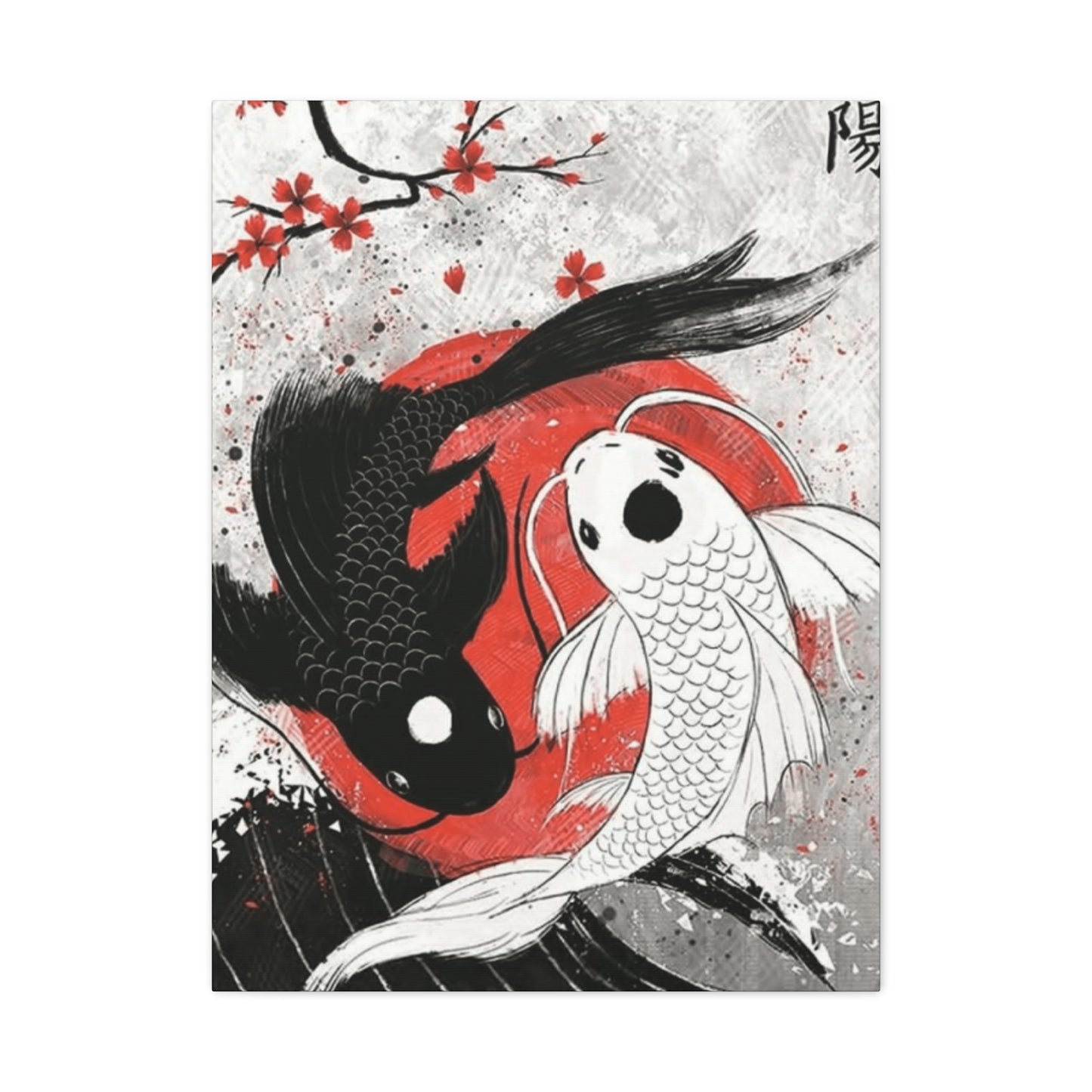 Fish Yin Yang Wall Art & Canvas Prints