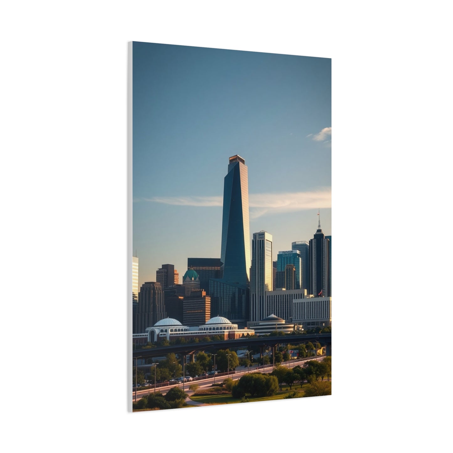 Houston Skylines Art Supreme Canvas Wall Art & Canvas Print