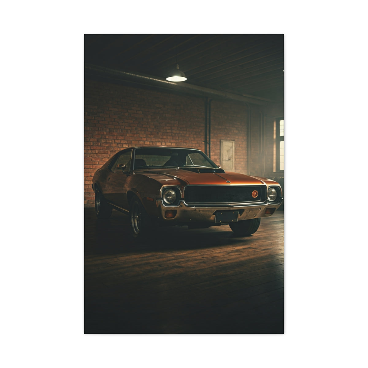 AMC Javelin Classic Americana Garage Wall Art & Canvas Prints