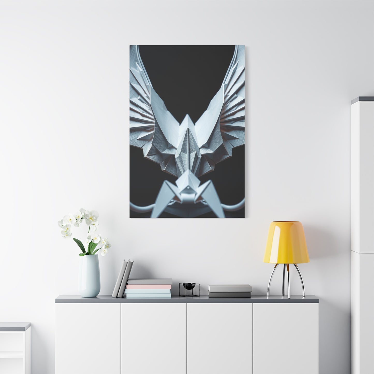 Secretive Origami Brilliance Wall Art & Canvas Print