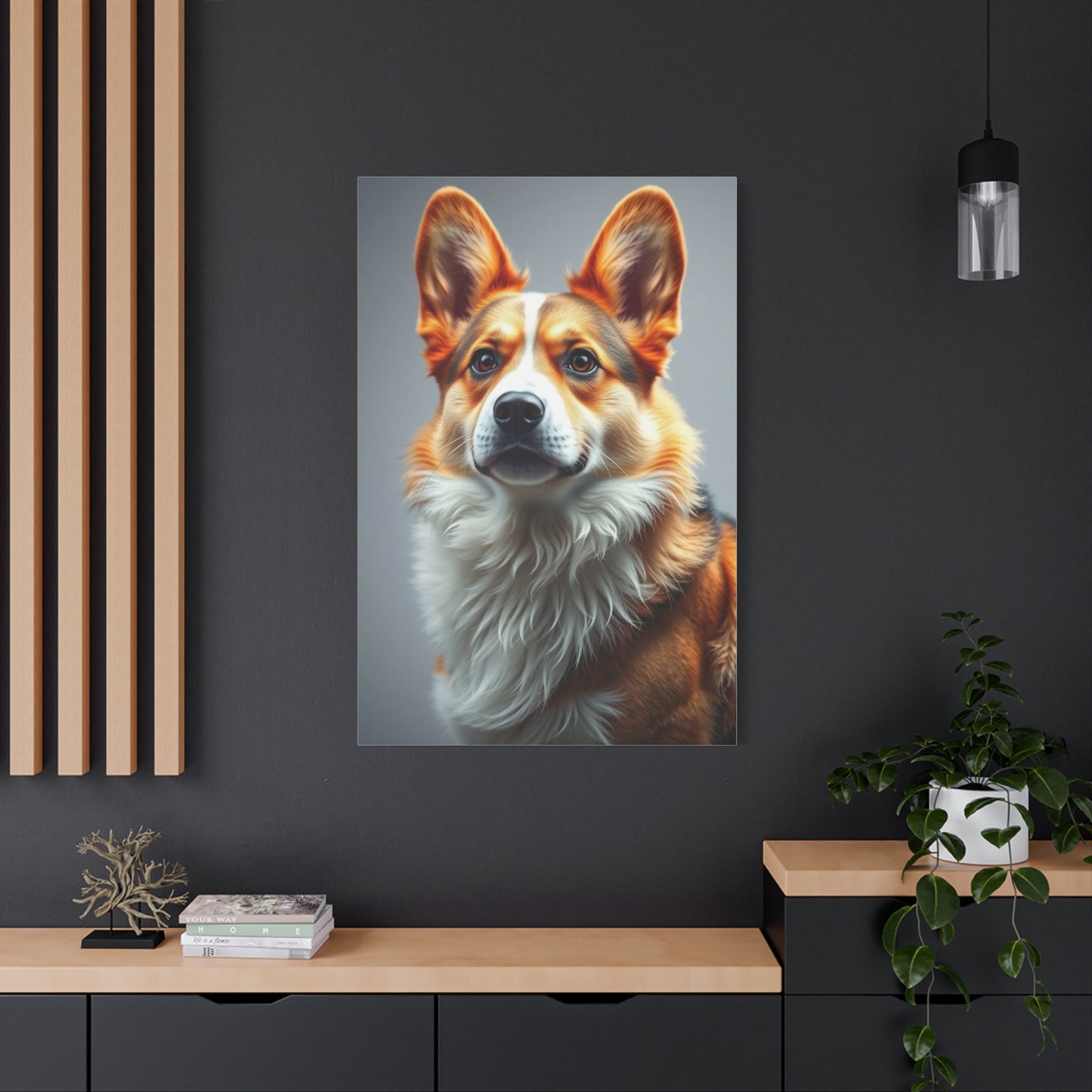 Supreme Corgi Dog Art Wall Art & Canvas Print