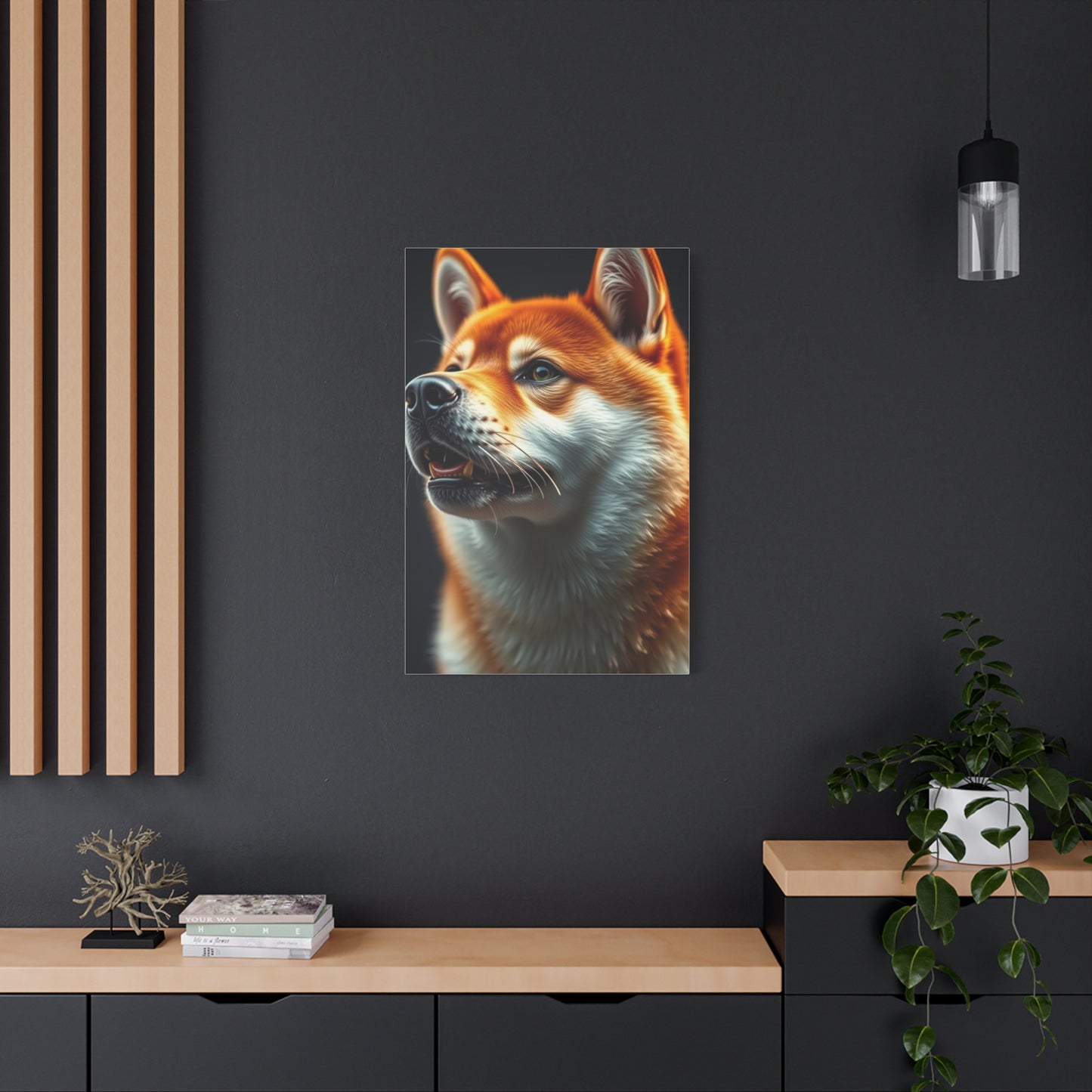 Shiba Inu Dog Art Supreme Canvas Wall Art & Canvas Print