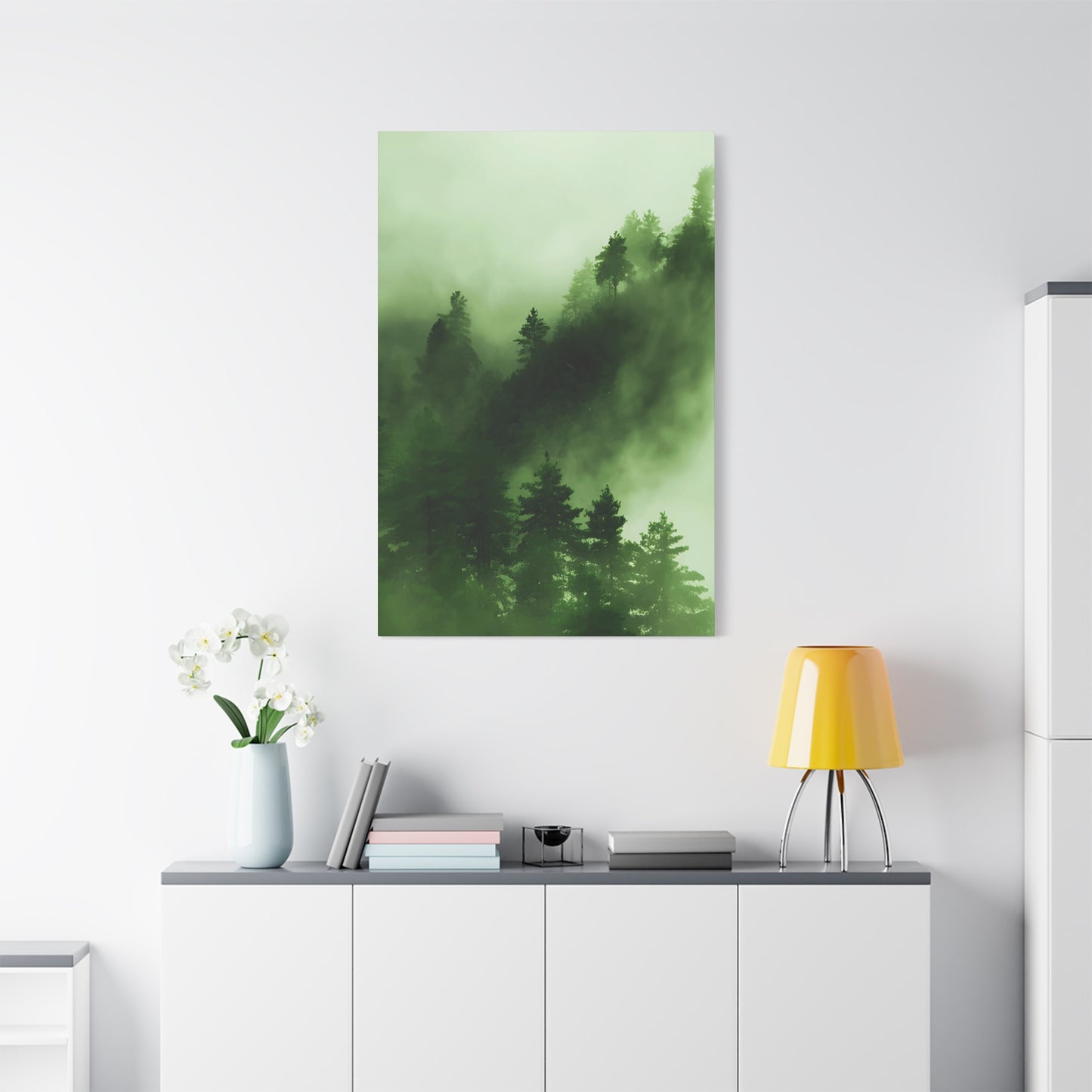 Mist in the Forest Wall Art & Canvas Prints