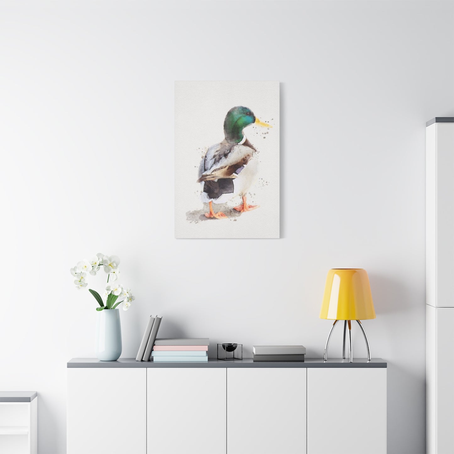 Walking Duck Painting Wall Art & Canvas Prints