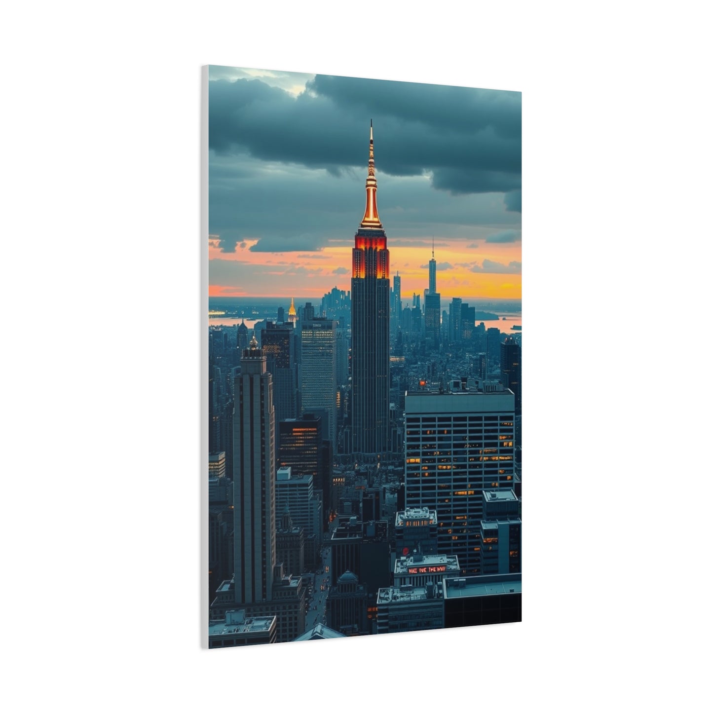 Supreme NYC Skyline Art Wall Art & Canvas Print
