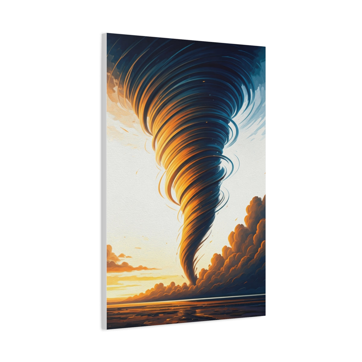 Golden Hour Tornado Landscape Wall Art & Canvas Prints