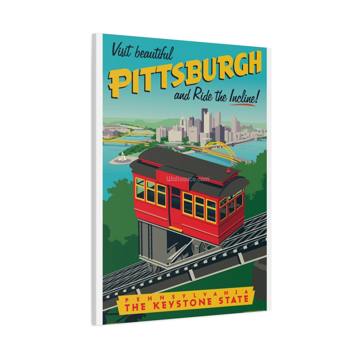 Pittsburgh City View Poster Wall Art & Canvas Prints