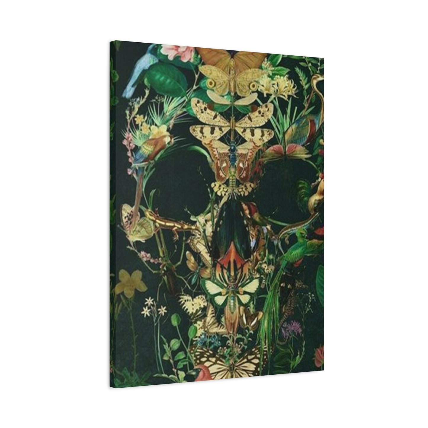 Skull Of Flora And Fauna Wall Art & Canvas Prints