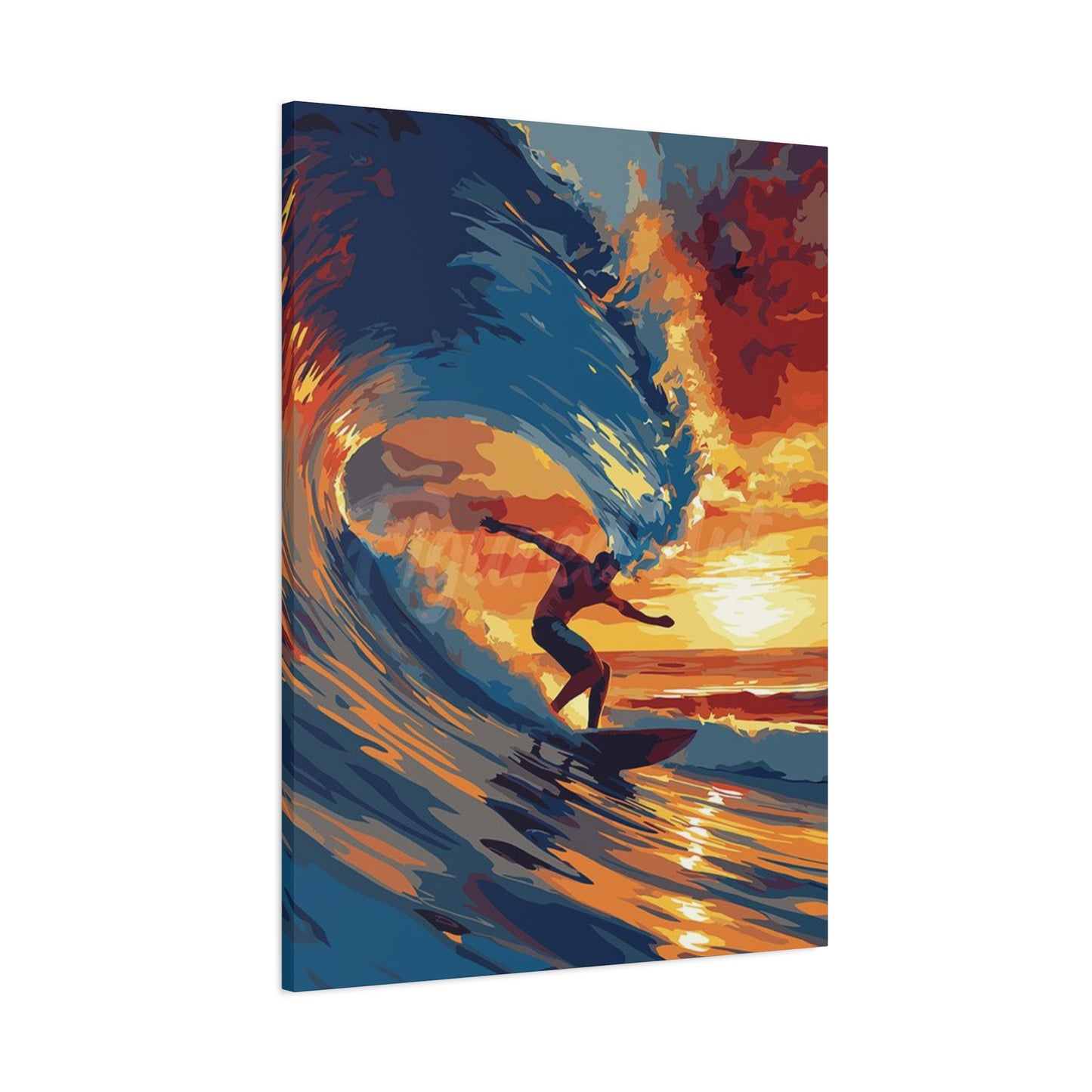 Surfing Abstract Wall Art & Canvas Prints