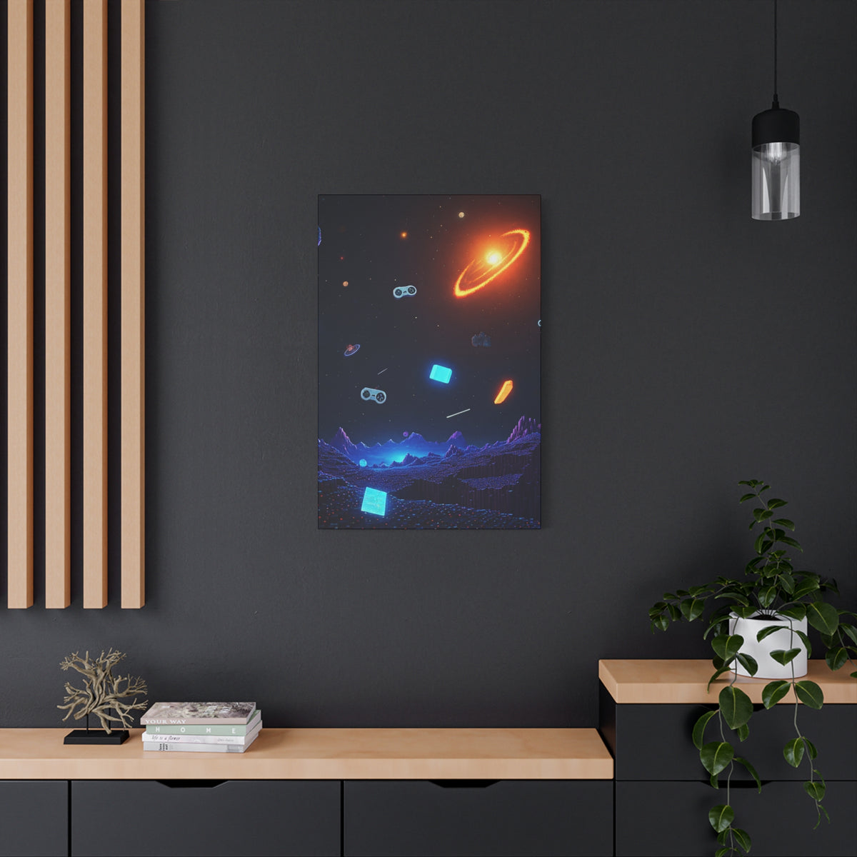 Cosmic Gaming Universe Wall Art & Canvas Prints