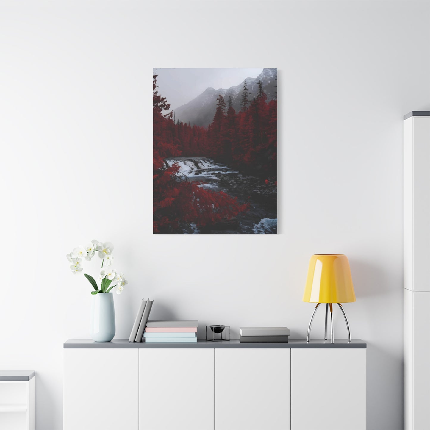 Red View Wall Art & Canvas Prints