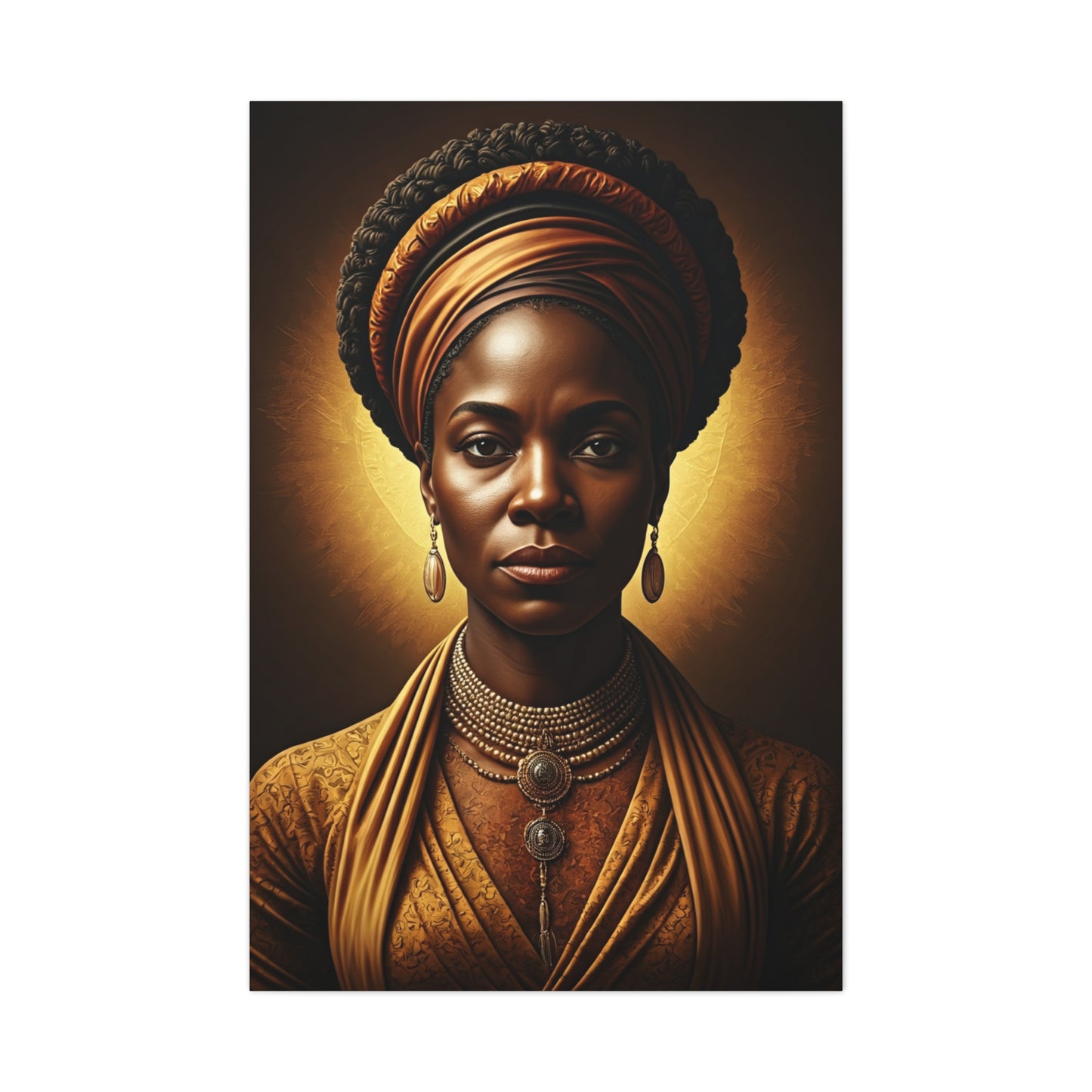 Golden Heritage Queen Portrait Wall Art & Canvas Prints