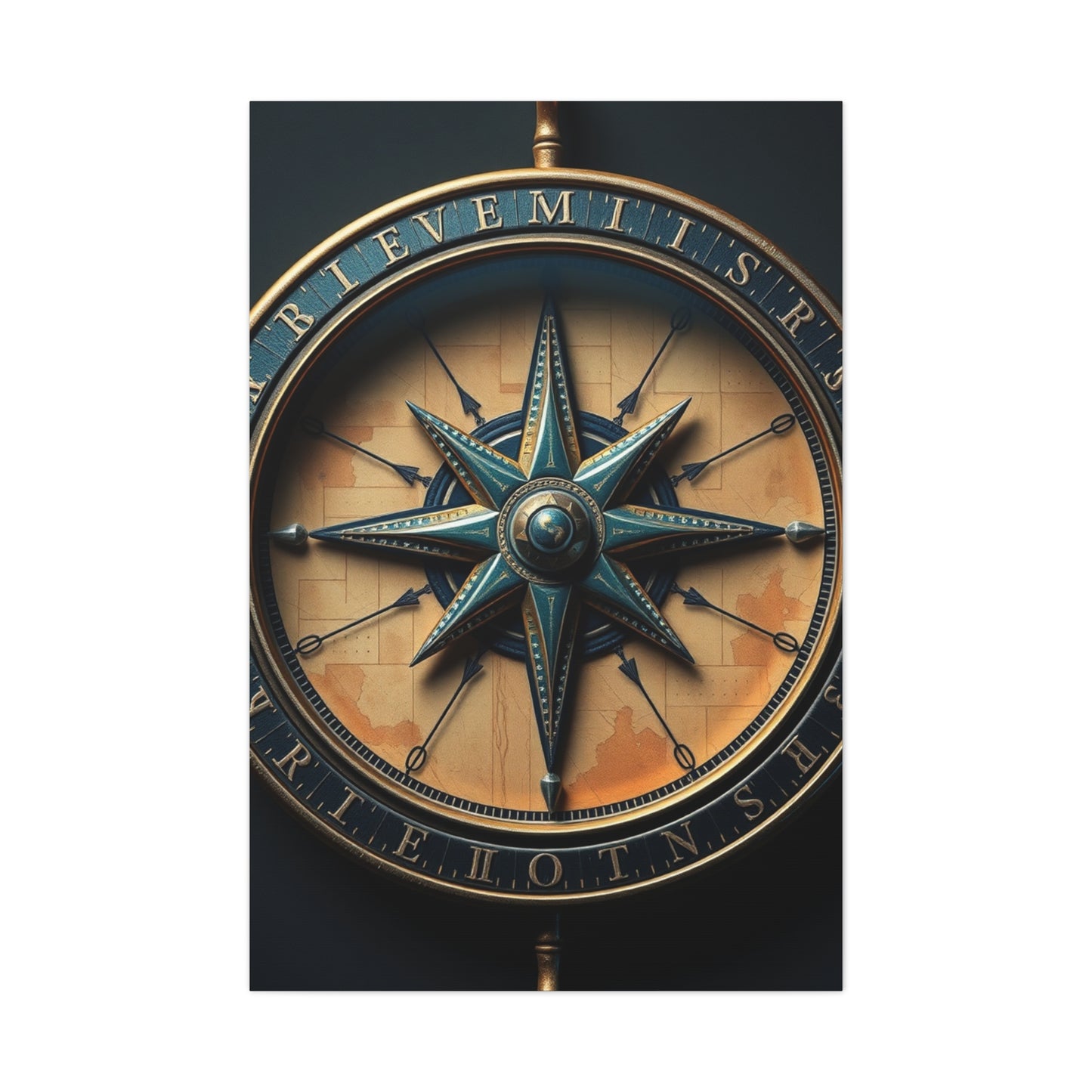 Supreme Compass Art Wall Art & Canvas Print