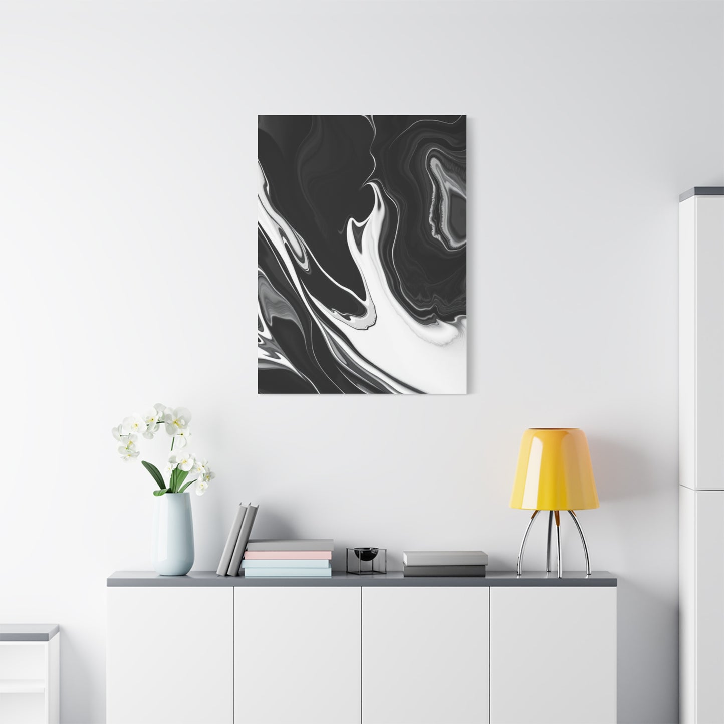 Black and White Abstract Art Luxury Canvas Wall Art & Canvas Print