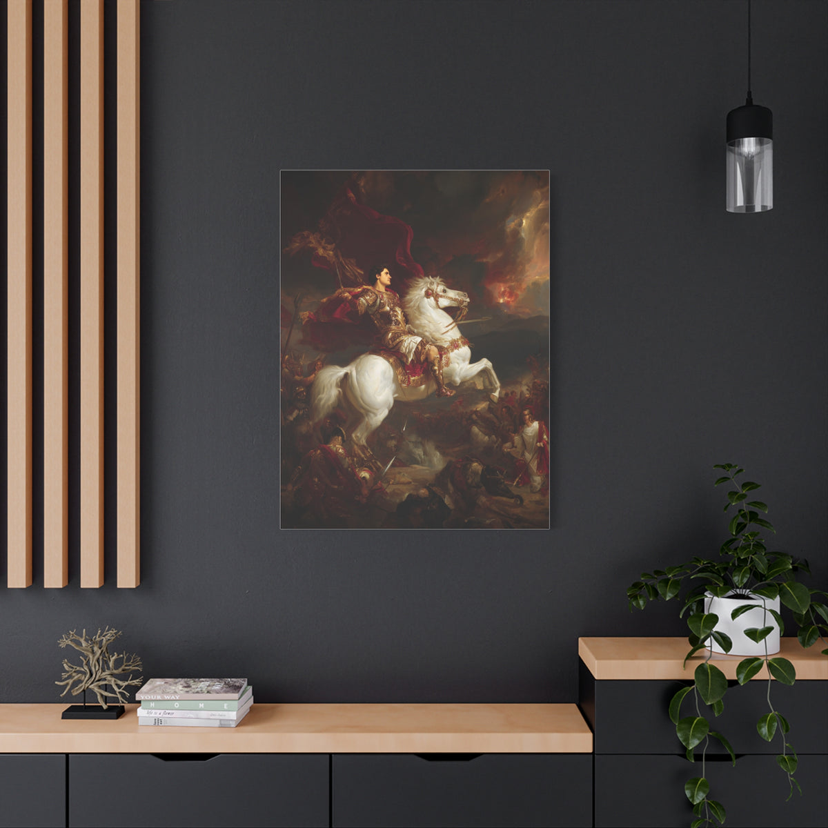 Alexander the Great Triumphant Battlefield Victory Wall Art & Canvas Print