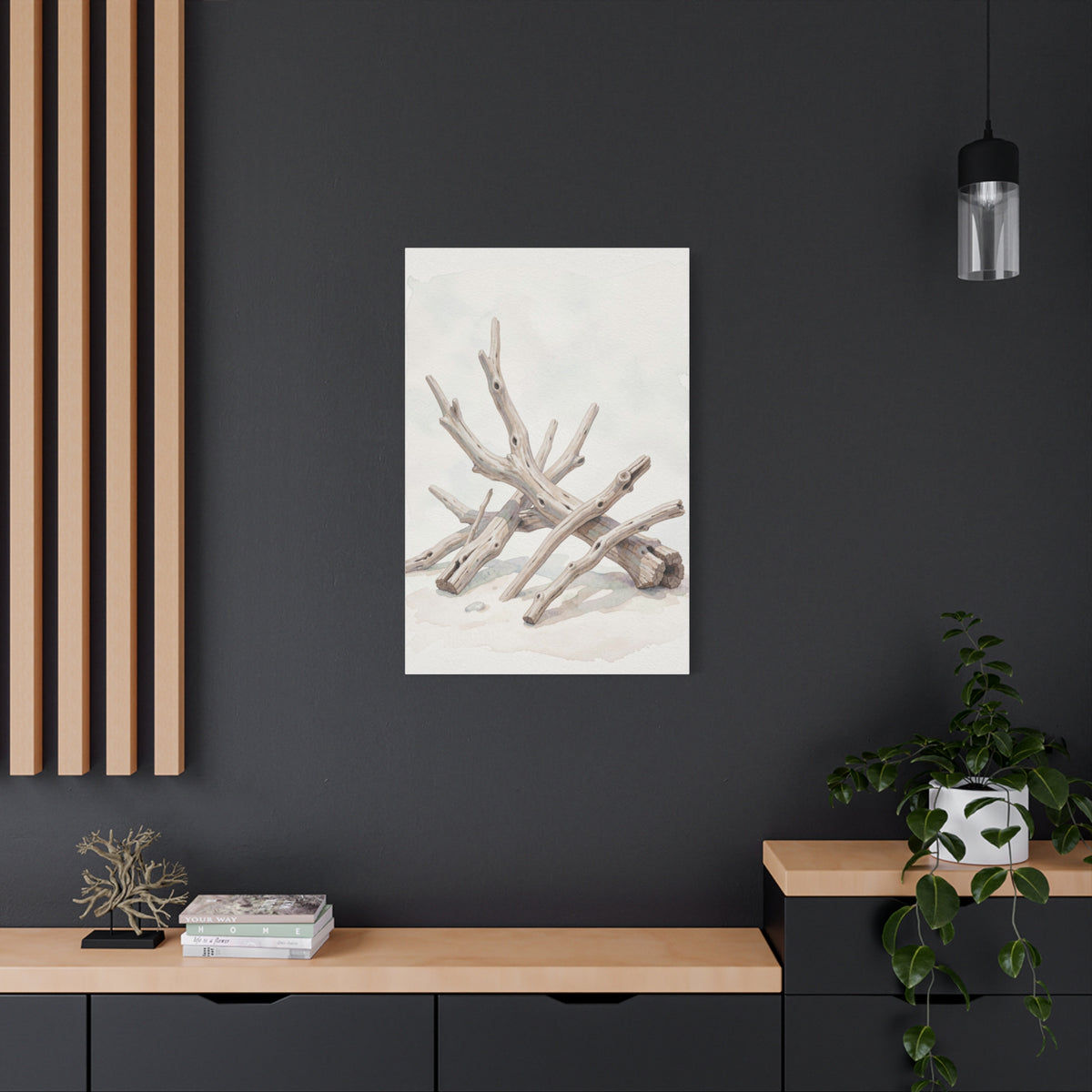 Weathered Driftwood Sculpture Wall Art & Canvas Prints