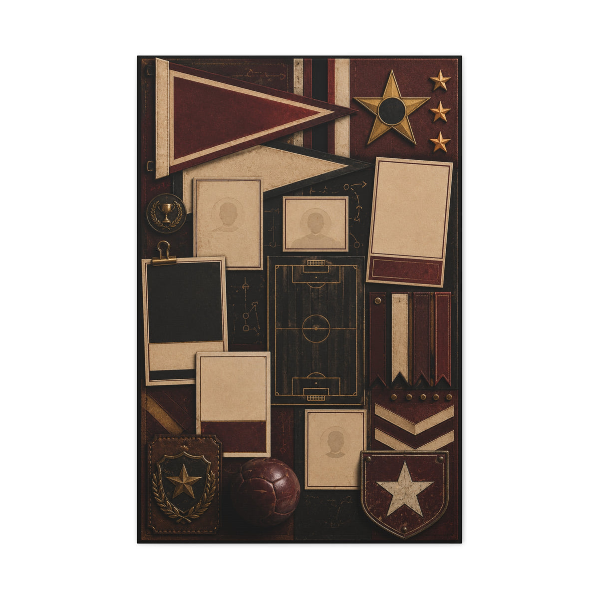 Team Spirit Collage Sports Wall Art & Canvas Print