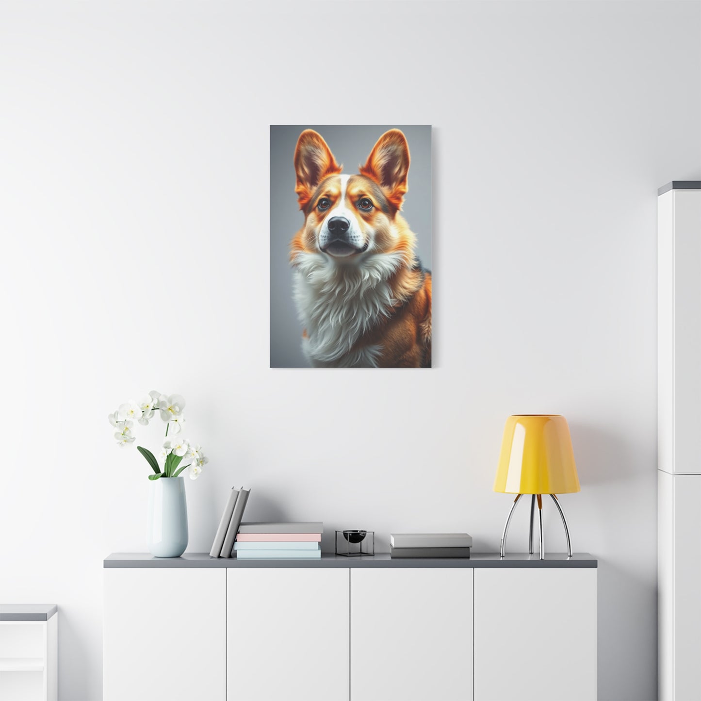 Supreme Corgi Dog Art Wall Art & Canvas Print