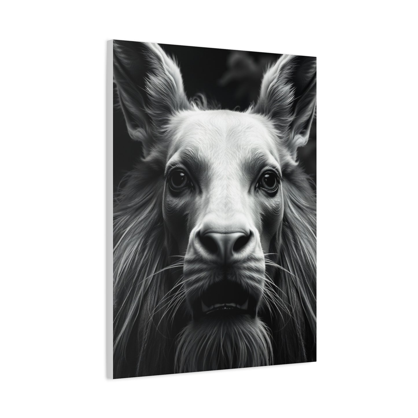 Veiled Silhouette Masterpiece Wall Art & Canvas Print