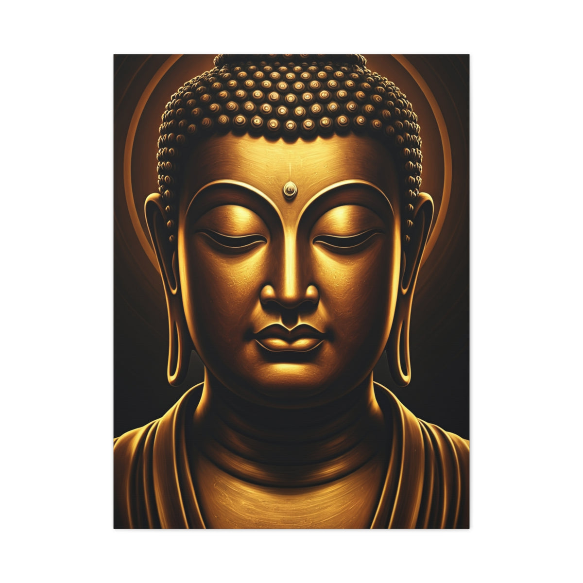 Soft Glow Enlightenment Buddha Wall Art & Canvas Prints