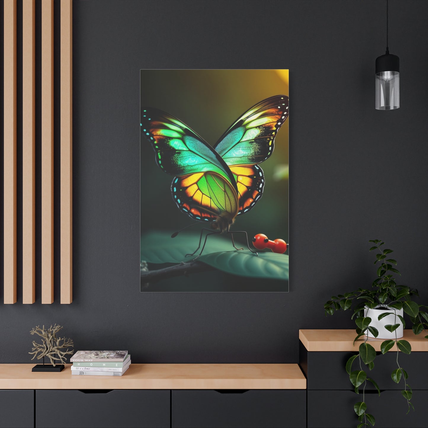Ornate Winged Harmony Wall Art & Canvas Print