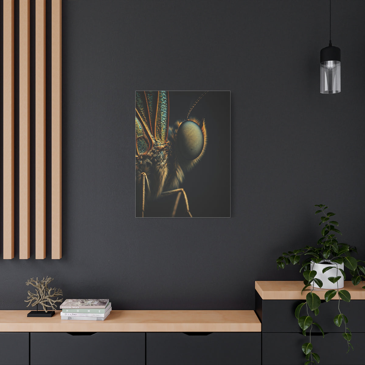 Butterfly Micro Detail Scientific Portrait Wall Art & Canvas Prints