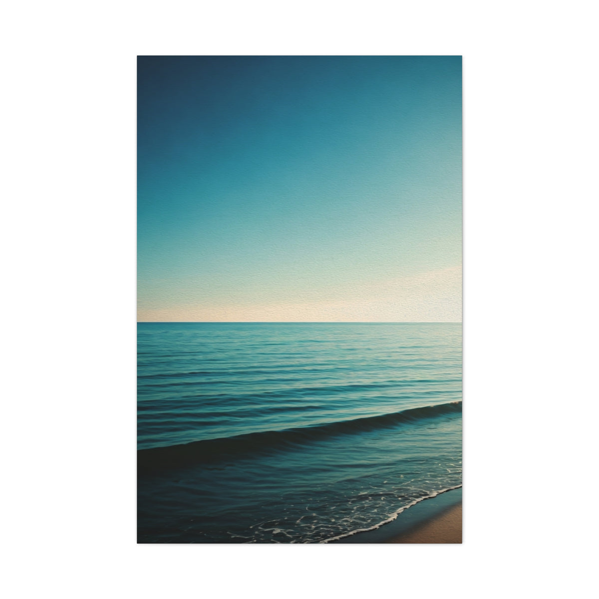 Gentle Ocean Wave Serenity Wall Art & Canvas Prints