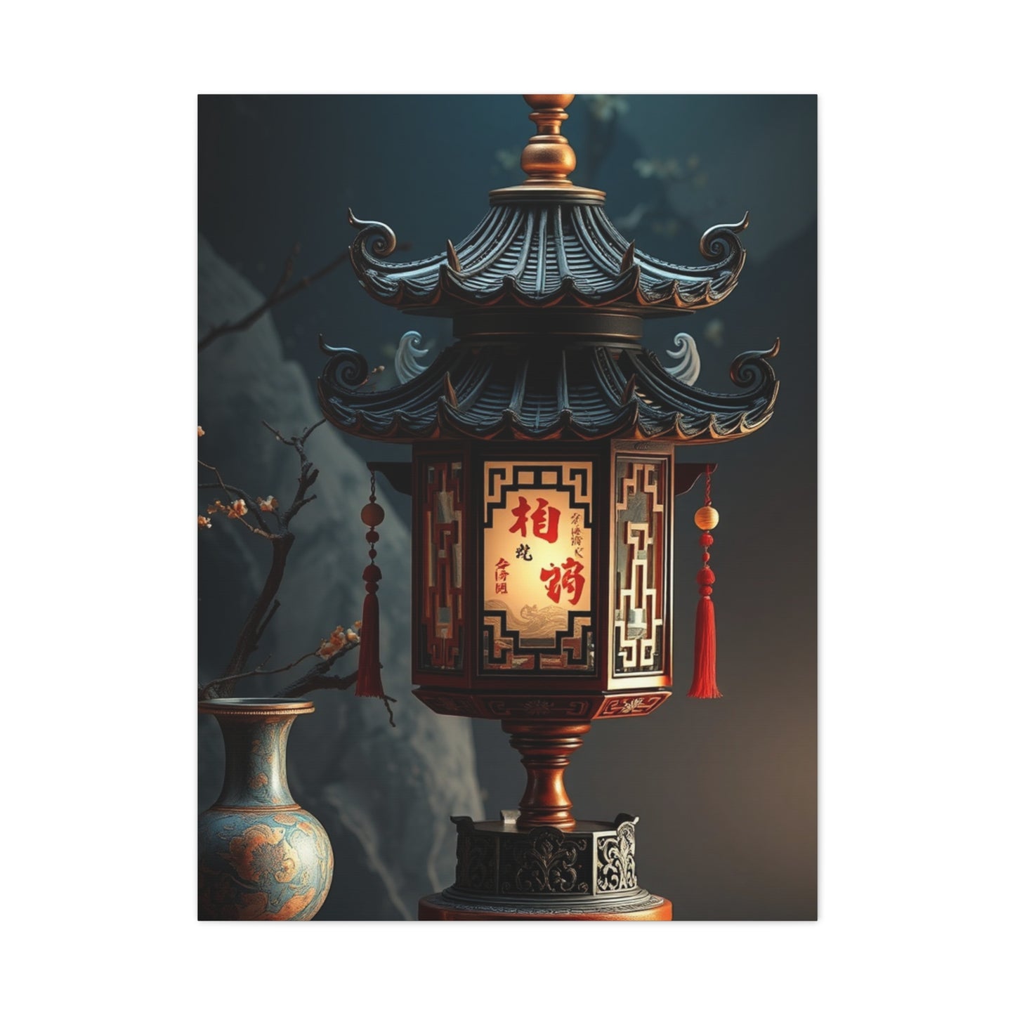 Chinese Decor Art Refined Elite Canvas Wall Art & Canvas Print