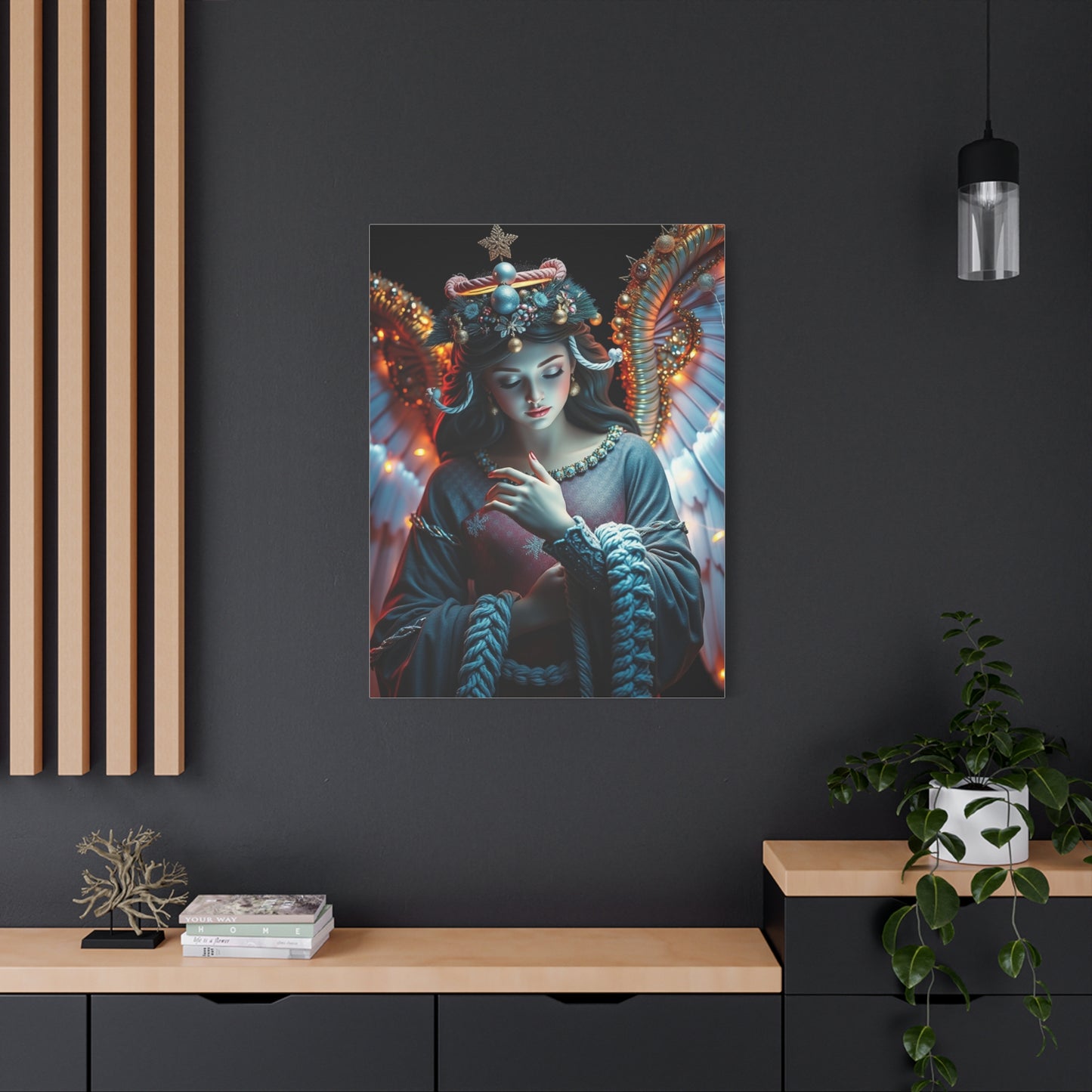 Christmas Angel Art Supreme Canvas Wall Art & Canvas Print