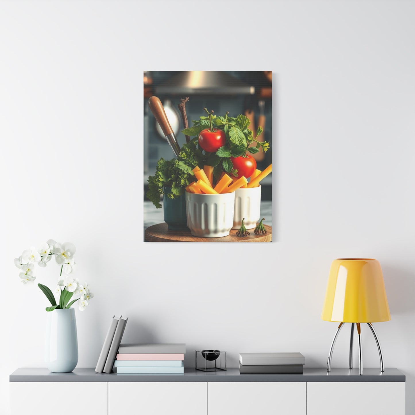 Gastronomic Elegance Canvas