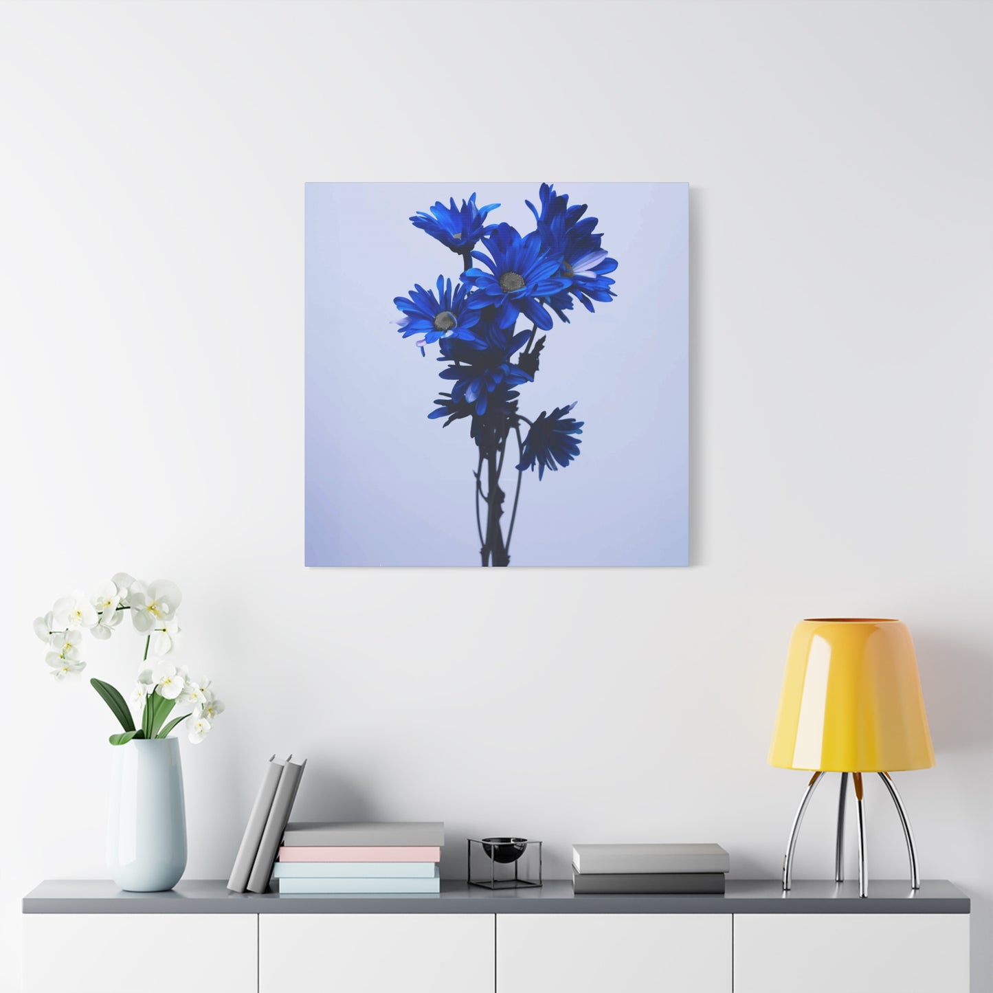 Blue Flower Wall Art & Canvas Prints