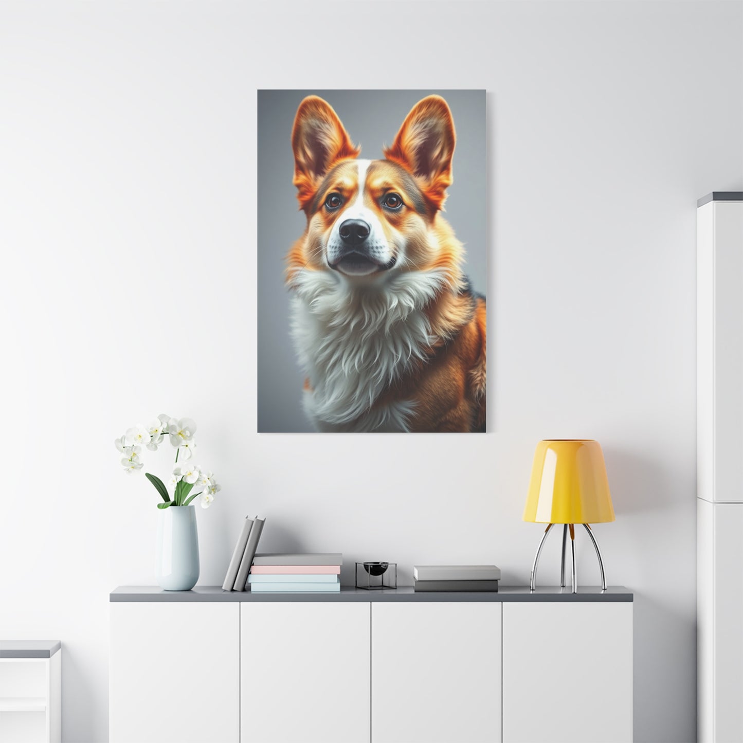 Supreme Corgi Dog Art Wall Art & Canvas Print