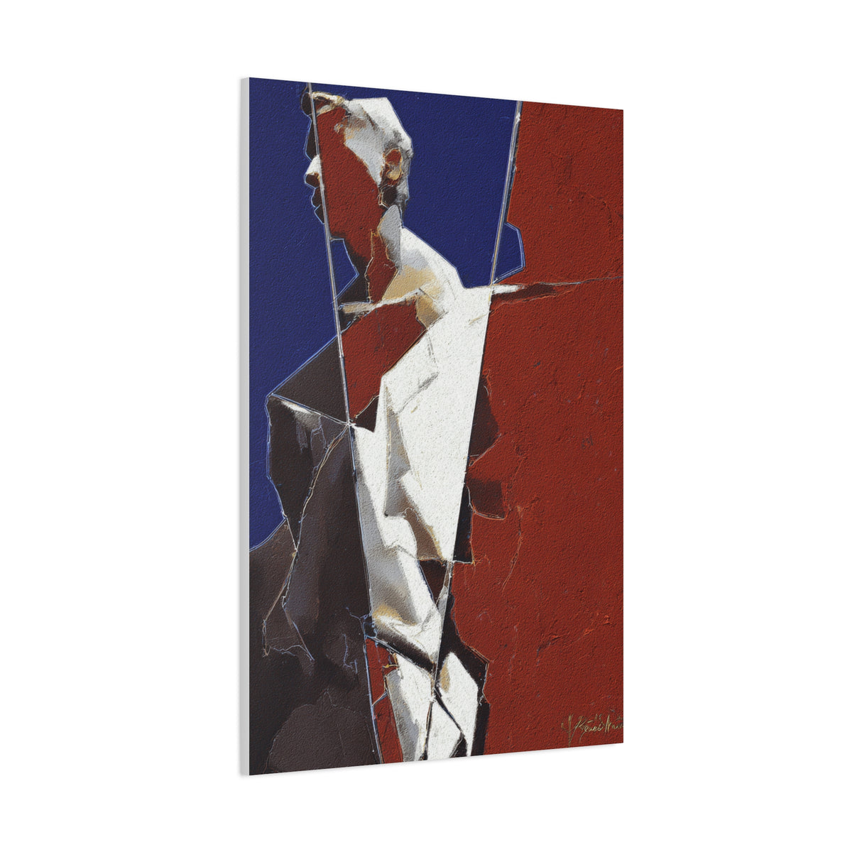 Fragmented Classical Sculpture Abstract Wall Art & Canvas Print