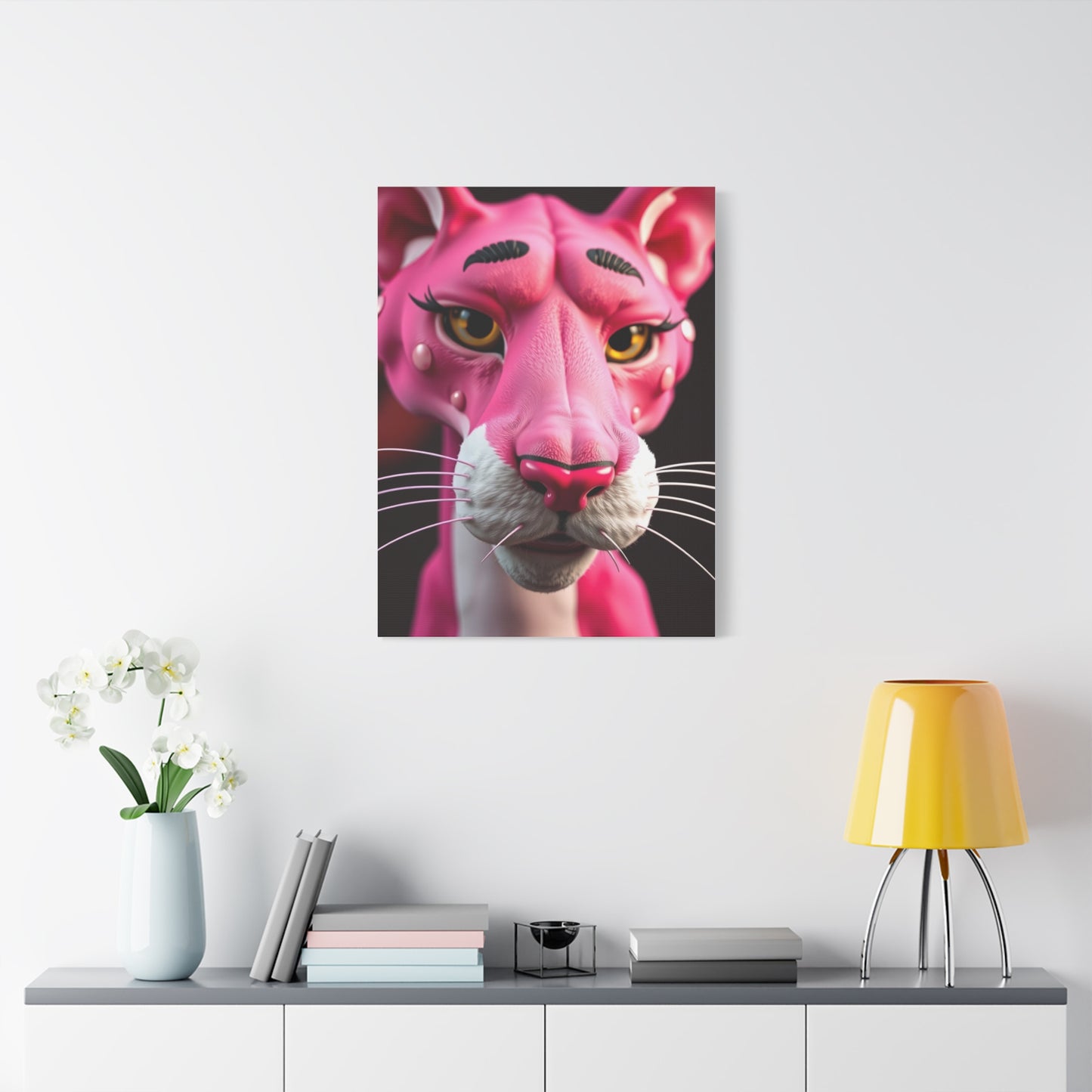 Crimson Panther Prestige Art Wall Art & Canvas Print