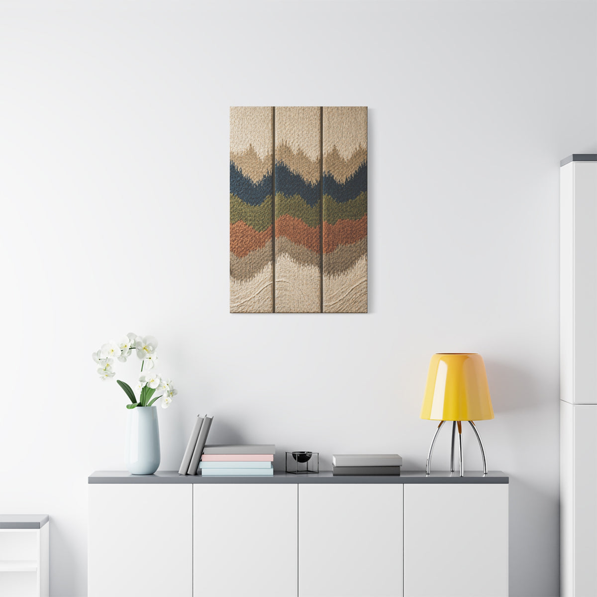 Layered Landscape Acoustic Texture Wall Art & Canvas Print