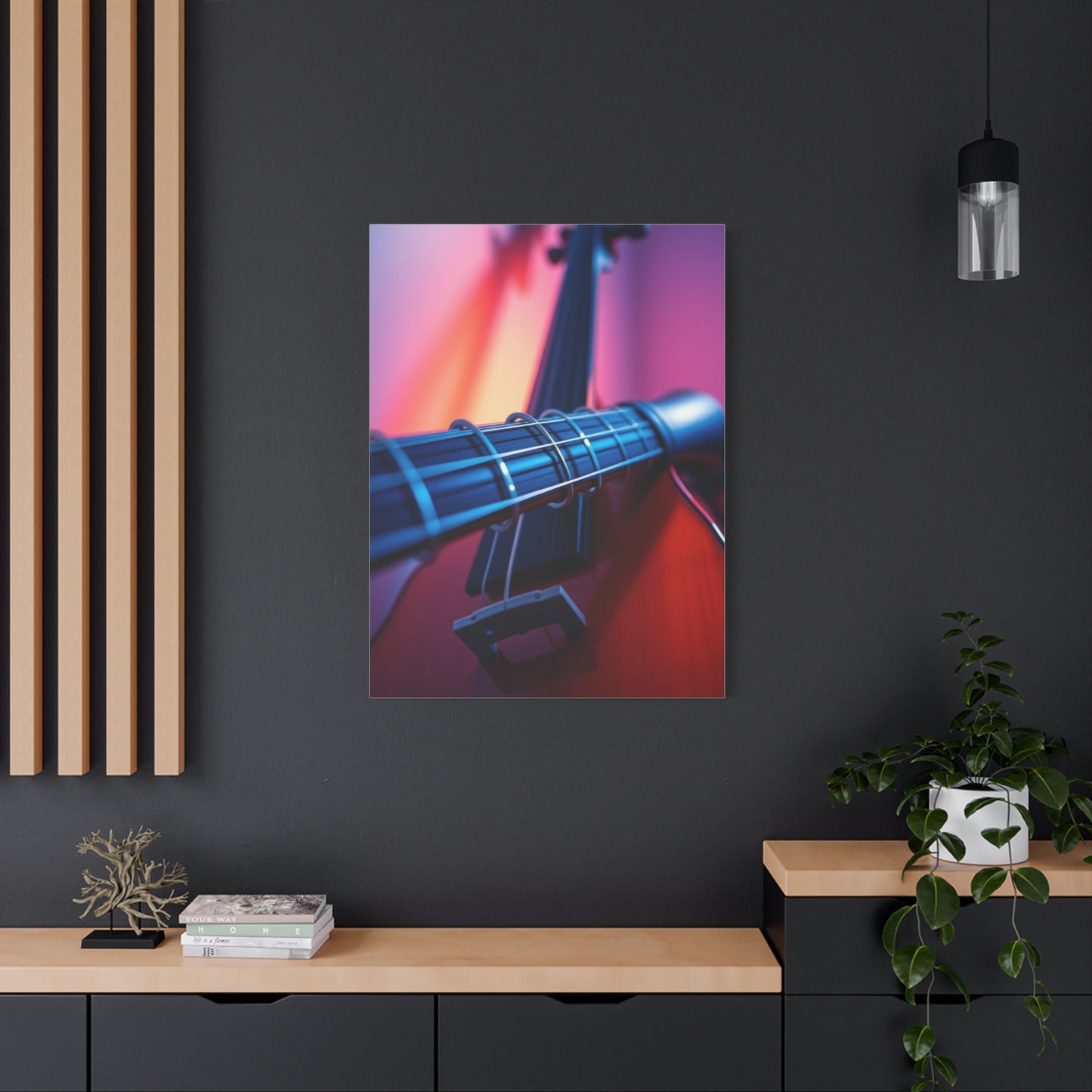 Blue Music Art Supreme Canvas Wall Art & Canvas Print