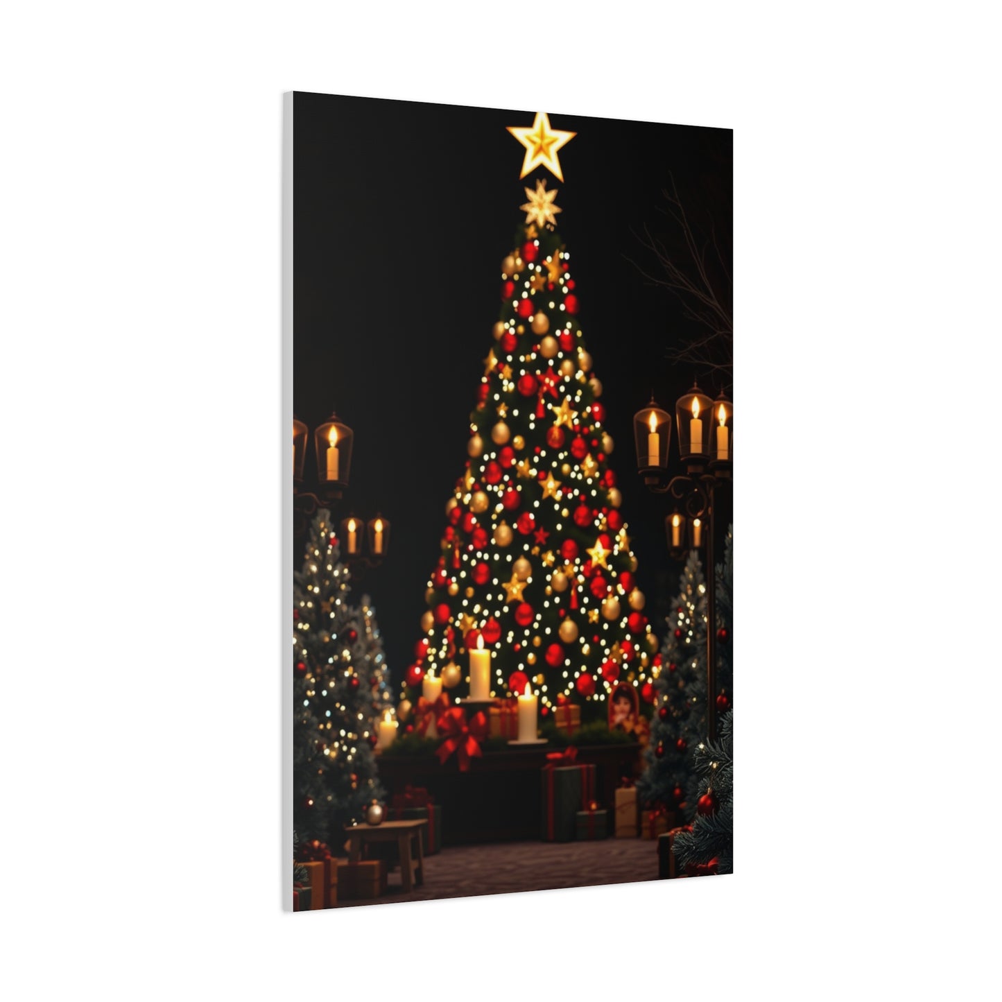 Supreme Black Christmas Art Wall Art & Canvas Print
