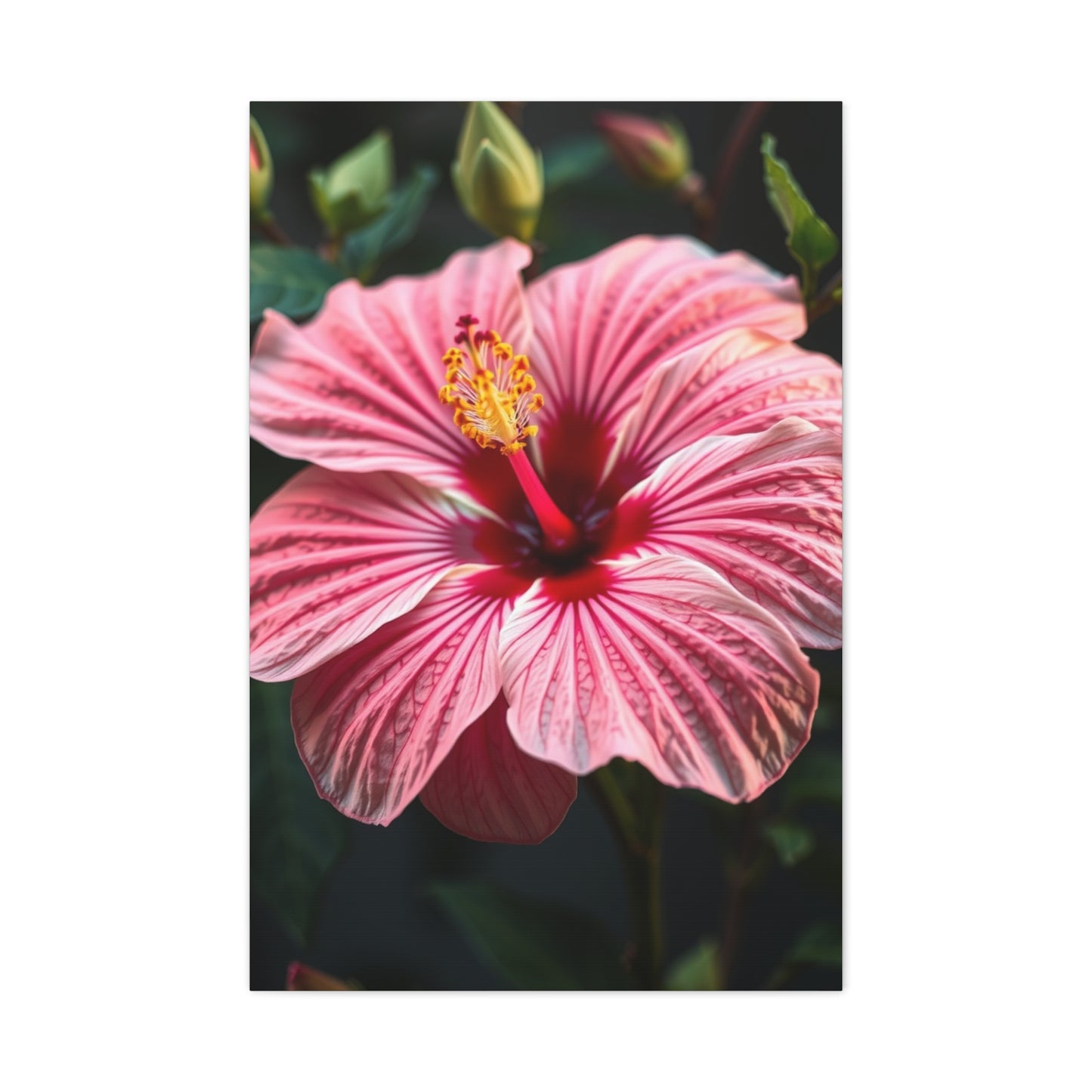 Supreme Hibiscus Flower Art Wall Art & Canvas Print