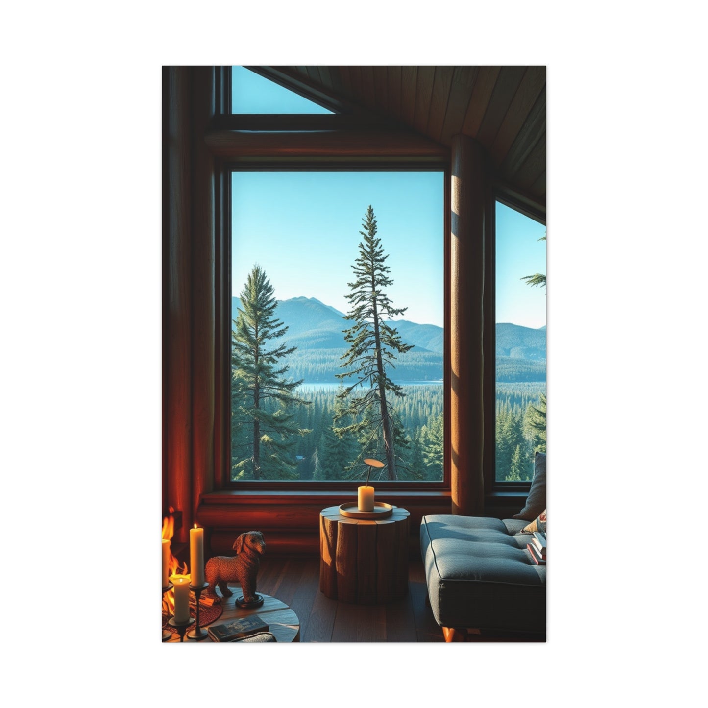 Cabin & Lodge Decor Art Luxury Canvas Wall Art & Canvas Print