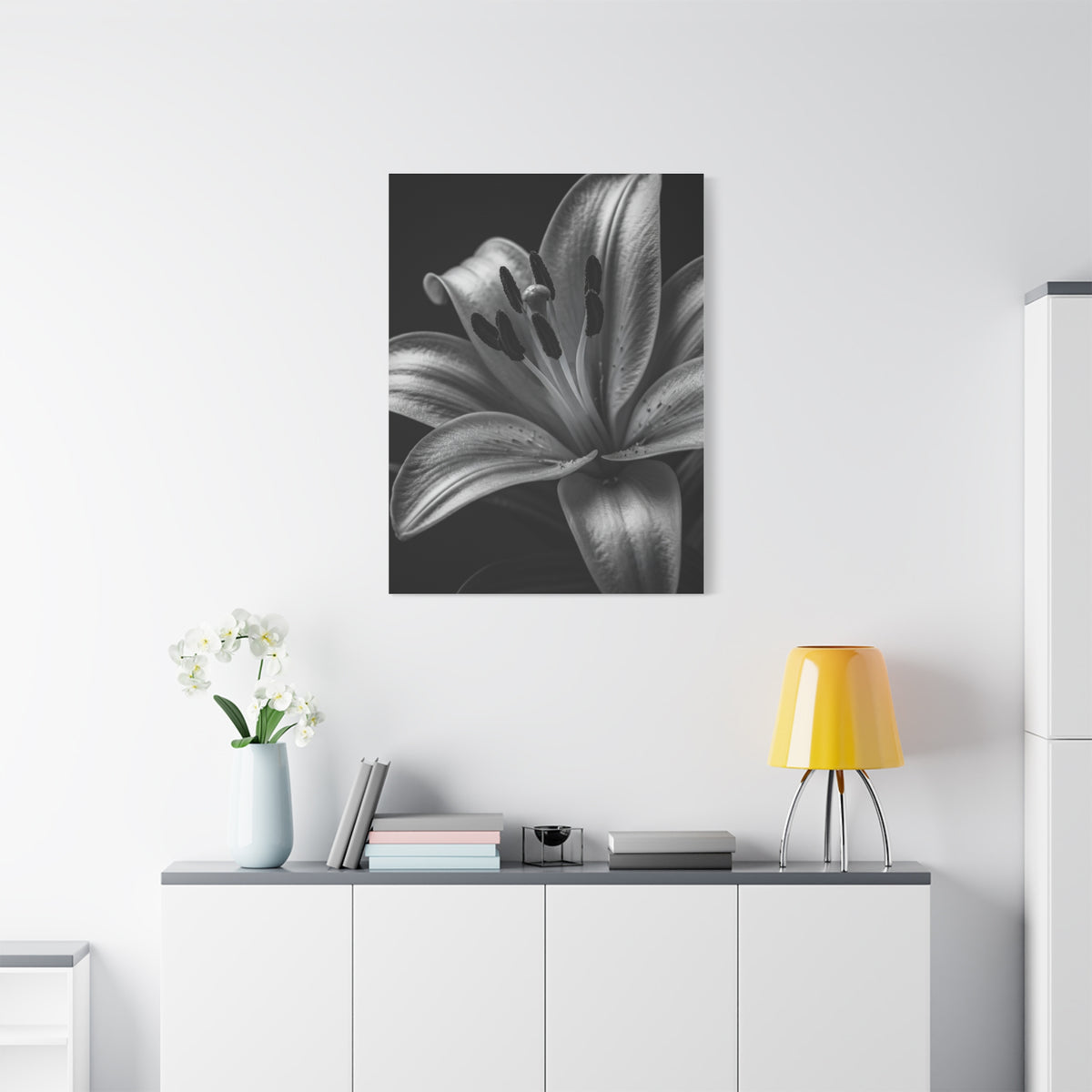 Lavender Silhouette in Low Light Wall Art & Canvas Prints