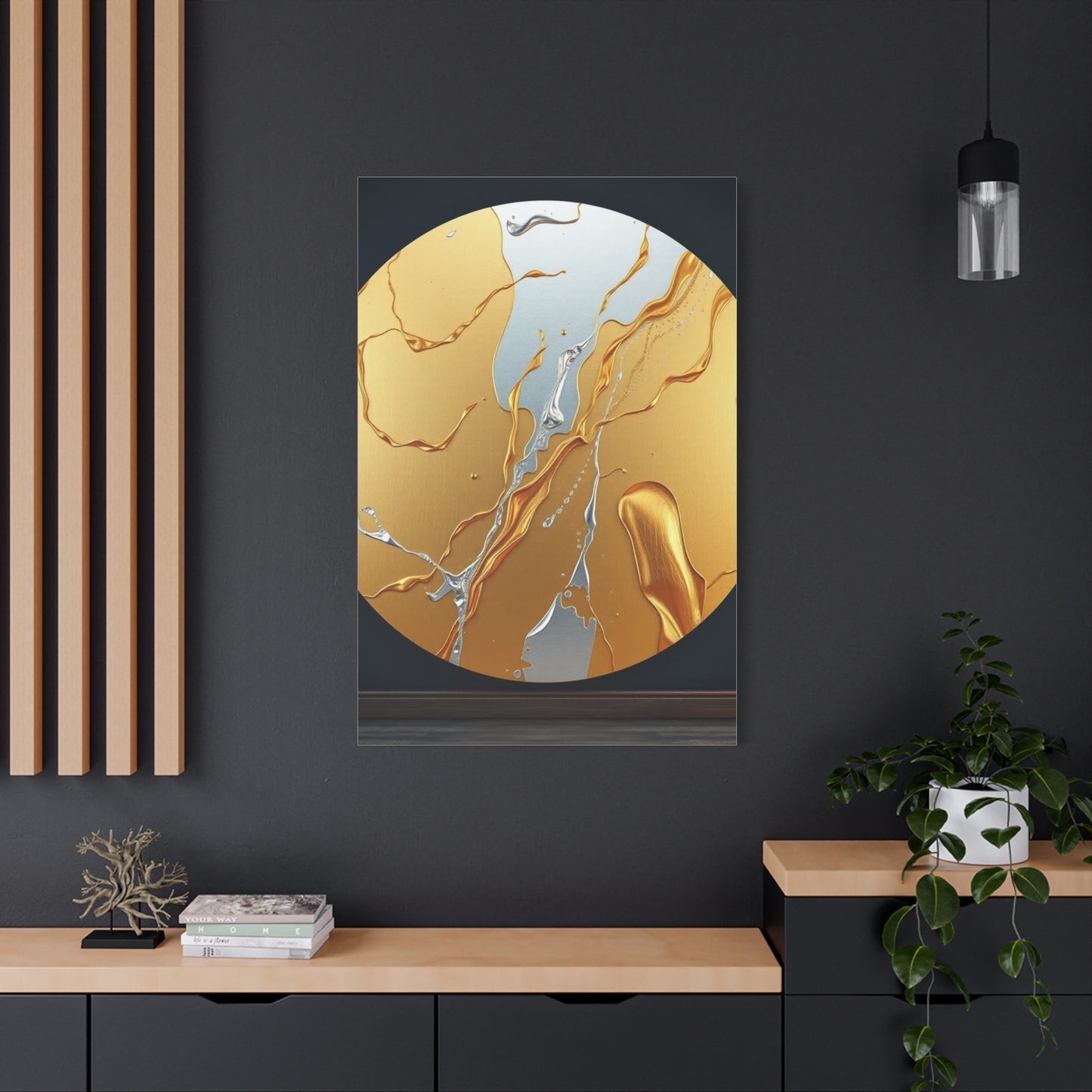 Supreme Gold & Silver Canvas Collection Wall Art & Canvas Print
