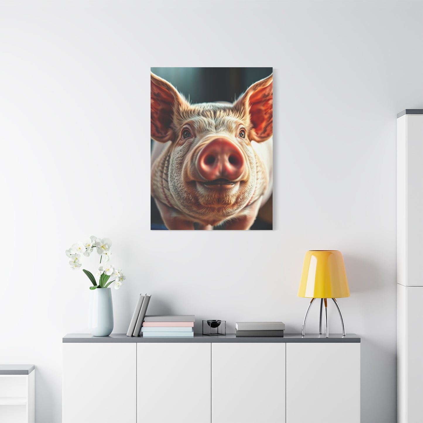 Pig Art Supreme Canvas Wall Art & Canvas Print